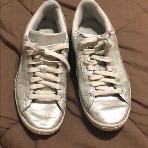 Silver Puma size 9